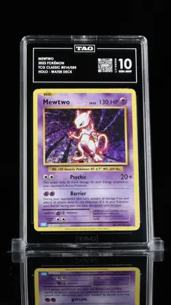 2023 POKEMON CLASSIC BLASTOISE & SUICUNE EX DECK #014 CLB MEWTWO TAG 10 - Image 1