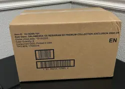 Pokemon TCG Salamence & Reshiram ex PREMIUM COLLECTION BOX CASE Sealed 6 Boxes - Image 2