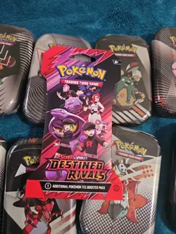 Pokemon TCG Black Bolt White Flare Mini Tins in Display Box Unova NEW Sealed x8 - Image 5