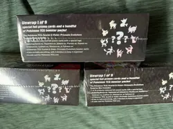 Pokemon Prismatic Evolutions 3 Surprise Box Lot Scarlet Violet 8.5 Lot of 3 New! - Image 2