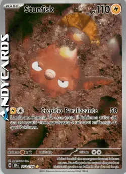 STUNFISK 202/191 • Rara Gallery • Scintille Folgoranti SSP POKEMON - Image 1