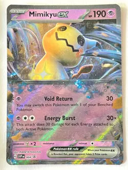 Mimikyu ex SVP 004 Black Star Promo - ex Showcase Box Pokemon TCG - Near Mint NM - Image 3
