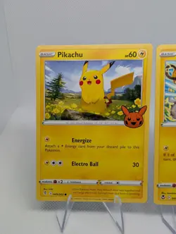 Pikachu 049/195 Silver Tempest & 049/203 Trick Or Trade 2022 - Pokemon TCG - NM - Image 2