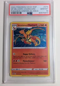 Pokemon Special Delivery Charizard SWSH075 Promo PSA 10 Sword & Shield Promo - Image 1