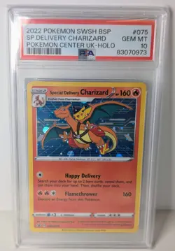 Pokemon Special Delivery Charizard SWSH075 Promo PSA 10 Sword & Shield Promo - Image 3