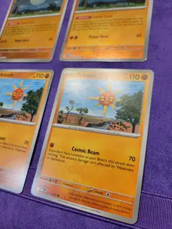 x2 Solrock 075/132 x2 Lunatone 074/132 - Mega Evolution - Pokemon NM/M English - Image 4