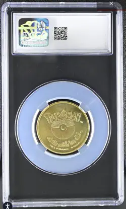 POP 1 🔥 1999 Hasbro Pokemon Battle Coins CGC 8.5 Jynx 124 Coin METAL PSA - Image 2