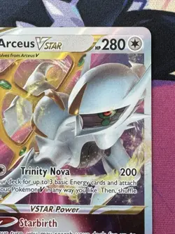 Pokemon TCG Arceus VSTAR Sword & Shield: Brilliant Stars 123/172 Holo Ultra Rare - Image 3