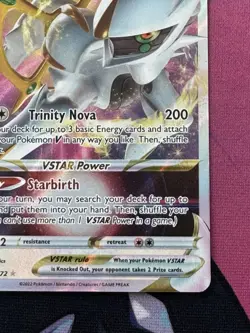 Pokemon TCG Arceus VSTAR Sword & Shield: Brilliant Stars 123/172 Holo Ultra Rare - Image 4