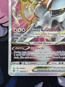 Pokemon TCG Arceus VSTAR Sword & Shield: Brilliant Stars 123/172 Holo Ultra Rare - Image 5