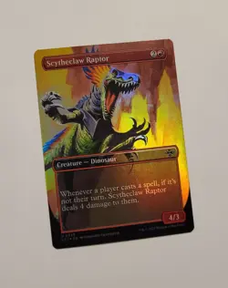 MTG Scytheclaw Raptor 0323 Foil Borderless Lost Caverns of Ixalan 2023 LCI Card - Image 1