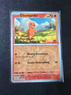Charmander GameStop Stamped 151 Pokemon Card US Exclusive Promo 004/165 - Image 1