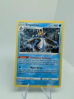 Empoleon 37/172 - Brilliant Stars Cosmos Holo Rare - Pokemon TCG Card - LP - Image 1