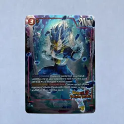 Vegeta Dokkan Battle Alternate Art SR Foil Dragon Ball Super ccg card game - Image 1