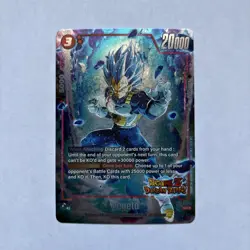 Vegeta Dokkan Battle Alternate Art SR Foil Dragon Ball Super ccg card game - Image 2