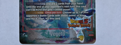 Vegeta Dokkan Battle Alternate Art SR Foil Dragon Ball Super ccg card game - Image 3