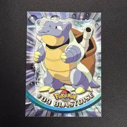 Blastoise #09 1999 Topps Tv Animation Pokemon Cards HP-Regular - Image 1
