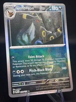 Pokemon TCG Umbreon 059/131 Pokeball Reverse Holo Prismatic Evolutions Card NM - Image 2