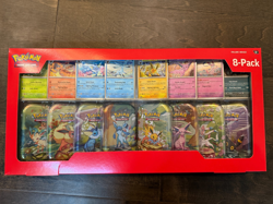 Pokemon TCG Prismatic Evolutions Mini Tins 8-Pack w/ Promo Cards Brand New - Image 1