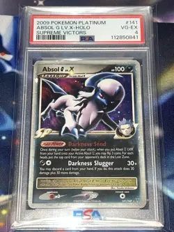 Absol G LV.X Holo Pokemon Card 141/147 Supreme Victors Series PSA 4 - Image 1