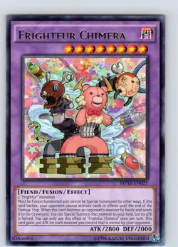 Yu-Gi-Oh TCG Frightfur Chimera MP16-EN021 Unlimited Regular Rare Card NM - Image 1