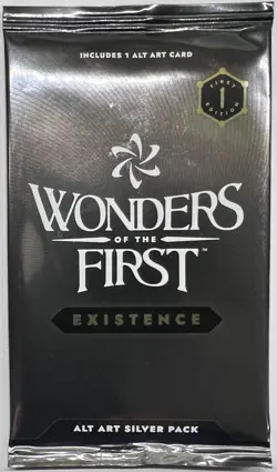 Sealed Wonders Of The First 1st Edition Alt Art 1 Card Silver Pack - Image 1