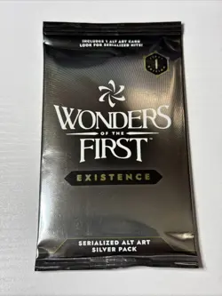 X1 Sealed Wonders Of The First, 1st Edition Serialized Alt Art Card Pack - Image 1