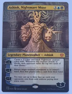 Ashoik, Nightmare Muse (Borderless Foil) - NM/M - Theros Beyond Death - THB 266 - Image 1