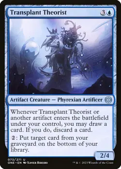 Magic the Gathering (mtg): ONE: Transplant Theorist (x 4) - Image 1
