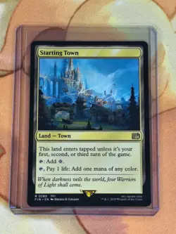 Starting Town 0289 Regular Land Magic the Gathering Final Fantasy - Image 1