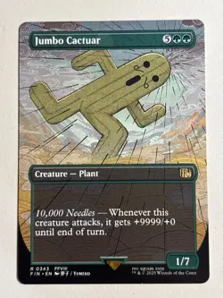 Jumbo Cactuar - Borderless - FINAL FANTASY - NM MTG - Image 1