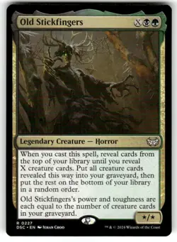 Old Stickfingers Commander Duskmourn MTG NM - Image 1