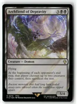 Archfiend Of Depravity Commander Final Fantasy Surge Foil NM MTG MAGIC - Image 1