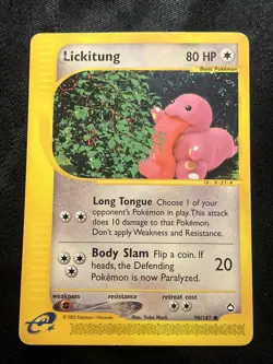 Lickitung 90/147 Pokemon Aquapolis Common - Image 1