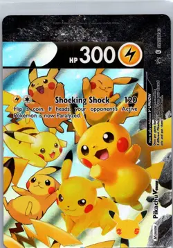 Pokemon TCG Pikachu V-UNION SWSH140/307 SWSH Black Star Promos NM - Image 1