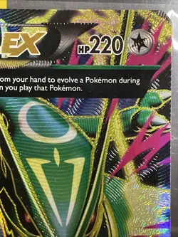 Mega M Rayquaza FA EX 105/108 Pokemon Roaring Skies 2015 LP-MP - Image 4