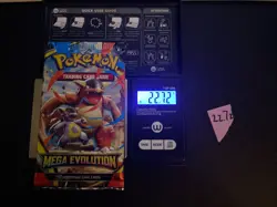 22.72g VERY HEAVY Mega Evolution Pokemon Sealed Booster Pack New SIR/HRU - Image 1