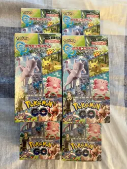 Pokemon GO Booster Box Japanese Sword & Shield TCG Factory Sealed NEW - Image 1