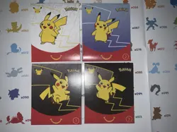 4 Pokemon Happy Meal Celebrations Packs 25th Anniversary New Sealed - Image 1