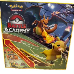 POKEMON TCG: BATTLE ACADEMY BOX | FACTORY SEALED PIKACHU MEWTWO CHARIZARD DECKS 820650807893 - Image 1