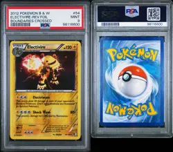PSA 9 MINT ELECTIVIRE #54 REVERSE HOLO 2012 POKEMON B&W BOUNDARIES CROSSED - Image 3
