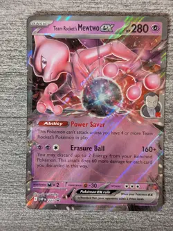Pokemon TCG Team Rockets Mewtwo EX 205 Black Star Promo Holo - OC59 - Image 1
