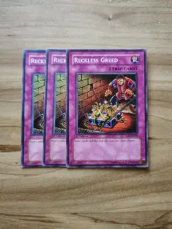 Yu-Gi-Oh! - Reckless Greed 3X - Full Playset - Image 1