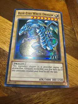 Blue-Eyes White Dragon SDBE-EN001 Unlimited Edition Ultra Rare PL + BONUS - Image 1