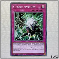 S-Force Specimen - BLVO-EN071 - Common 1st Edition Yugioh - Image 1
