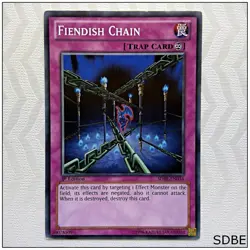 Fiendish Chain - SDBE-EN034 - Common 1st Edition Yugioh - Image 1
