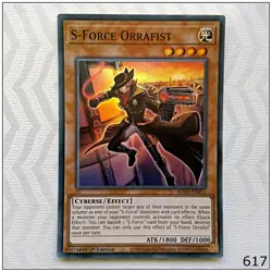 S-Force Orrafist - BLVO-EN013 - Super Rare 1st Edition Yugioh - Image 1