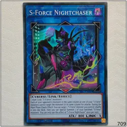 S-Force Nightchaser - CYAC-EN050 - Super Rare 1st Edition Yugioh - Image 1