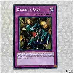 Dragon's Rage - SDDL-EN036 - Common 1st Edition Yugioh - Image 1