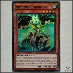 Nemeses Corridor - ETCO-EN012 - Super Rare 1st Edition Yugioh - Image 1